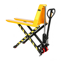 Nouveau transpalette électrique manuel hydraulique à ciseaux de 1,5 tonne, élévateur à haute portée, avec roues en nylon/PU, garantie 1 an pour usage agricole