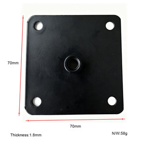 Leg Mounting Plates Thread Furniture Sofa Legs Accessory for Sofa Couch Seats - Product Image 2