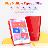 Lecteur MP3 en gros avec pour Bluetooth Logo personnalisé Sports enfants OEM/ODM FLAC Format Audio Radio FM et enregistreur vocal