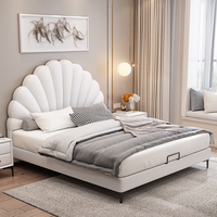 Lit moderne et simple pour adultes ou enfants avec rangement pour mobilier de chambre Lits rembourrés