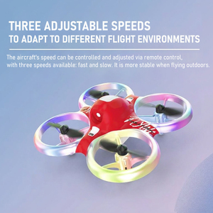 Drone avec 10 minutes d'autonomie de vol, moteur à balais, 7 modes de lumières colorées, mini drone RC pour enfants, jouet drone - Product Image 5