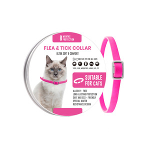 Collare Antipulci Ecologico Impermeabile Morbido e Solido <span class=keywords><strong>per</strong></span> <span class=keywords><strong>Gatti</strong></span> e Cani - Materiale TPR Regolabile Misure 38cm/62cm - Product Image 1
