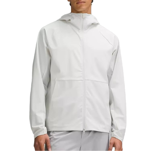 เสื้อแจ็คเก็ตกันฝนแบบมีฮู้ดสำหรับฤดูหนาว  แบบ unisex  ผลิตจากโพลีเอสเตอร์ 100% กันน้ำ กันลม ระบายอากาศได้ดี  พร้อมซิป  ปักโลโก้ตามสั่งได้ - Product Image 1