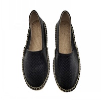 Espadrilles Plates de Luxe Personnalisées pour Hommes, Tige en PU Décontractée pour Toutes les Saisons
