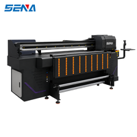 1800mm rouleau à rouleau UV jet d'encre imprimante à plat numérique personnalisé boîte à lumière lin T-Shirt tissu carte affiche impression Machine hybride