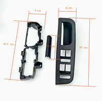 Poignées de porte intérieures avec plaque de base pour Volkswagen Bora, Golf et Jetta 1J1867179A / 3B1867171E