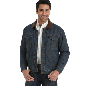 Spring Autumn <b>Men</b> <b>Denim</b> <b>Jackets</b> Casual Solid Color Single Breasted <b>Denim</b> <b>Jacket</b> <b>Men</b> Regular Fit Cotton Outwear <b>Jackets</b> - Product Image 1