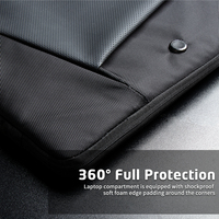 Sac à bandoulière en polyester durable, grande capacité, antichoc et étanche, pour ordinateur portable, vente en gros d'usine