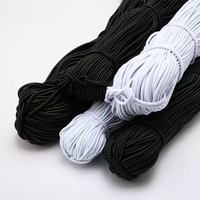 Tali Elastis Manik-Manik Multiwarna 2mm 2.5mm, Benang Tali Elastis untuk Kerajinan Tangan, DIY, Menjahit Sepatu, Tas, Pakaian