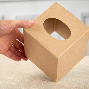 Tùy chỉnh Cá nhân hoá Đồng bằng giấy MACHE 5-1/2 "Hộp mô cao - Product Image 5