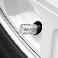 Capuchons de valve de pneu de voiture en aluminium universels, anti-poussière, avec logo personnalisé, usinage CNC, OEM acceptable