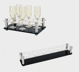 Bandeja de Acrílico Personalizada para Botellas de Vino, para Hoteles, Bares, Restaurantes y Bodegas - Decoración Elegante para Mesa - Product Image 2