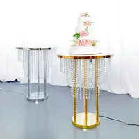Acrylique cristal Buffet bonbons gâteau Table mariage décoration salle à manger centres de table ornement support bébé anniversaire décors