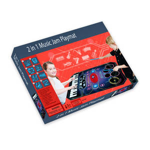 EPT 2 en 1 tapis de Piano Musical électrique pour enfants, Kit de batterie de bourrage, tapis de jeu, musique, jouet tactile, tapis de sol pour bébé - Product Image 2