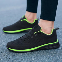 Chaussures basses décontractées pour hommes toutes saisons, nouvelle tendance, à lacets, en maille respirante, légères pour sports de plein air, grandes tailles