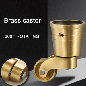 Chaise pivotante à pied, mobilier en laiton, métal - Product Image 3