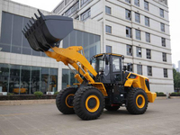 Chargeuse sur pneus compacte de grande taille CLG855H de 5 tonnes fabriquée en Chine avec une benne de 3 m3