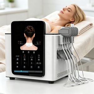 Appareil Facial Anti-Âge Pe-Face Ems Pe Facial EmRf avec Électrodes EMS <span class=keywords><strong>pour</strong></span> Électrostimulation Faciale, Patchs Emrf, Brosse de Nettoyage - Product Image 1