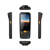 Precio más barato al por mayor Wifi 4G NFC escáner de código de barras Colector DE DATOS 4 pulgadas industrial resistente de mano precios Android alfombra PDA