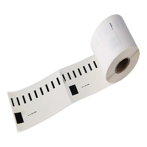 Etiquetas de Cinta para Impresora <span class=keywords><strong>Brother</strong></span> DK-22205, Papel Térmico para Etiquetas <span class=keywords><strong>Brother</strong></span>, Rollo de Etiquetas Térmicas de 62 mm x 30,5 m - Product Image 1
