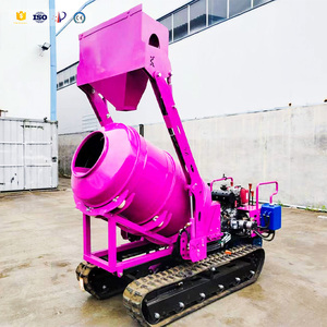 Mini Crawler theo dõi Dumper xi măng TRỘN BÊ TÔNG vữa trộn máy trộn xi măng với giá nhà máy - Product Image 6