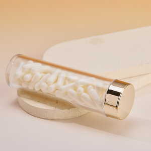 Bouteille en plastique PS transparente à <span class=keywords><strong>double</strong></span> paroi avec bouchon à vis de 20 ml, 40 ml, 140 ml pour produits de santé, usage industriel, stockage de pilules - Product Image 6
