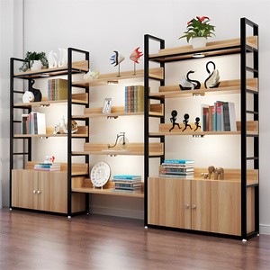 Tùy Chỉnh Gỗ Giày Mua Sắm Lưu Trữ Nổi Cửa Hàng Hiển Thị Giá Kệ Bán Lẻ Hiển Thị Giá Kệ Cho Siêu Thị - Product Image 4