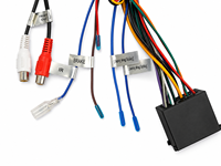 Faisceau de câblage d'alimentation pour autoradio Android 17 broches compatible avec BMW avec décodeur CANBUS pour unité principale Android