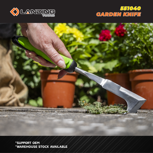551040 Stainless Steel Gardening <b>Knife</b> with Hook Blade for <b>Patio</b> Paving Crack Weeding - Product Image 3