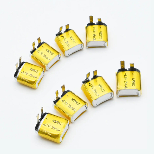 Small 35mAh 3.7v Lipo Battery LCO Anode Material Lithium Polymer Pouch Ion Cells for Earbuds