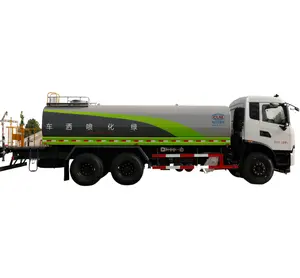 2024 Dongfeng 258hp 6x4drive Capaciteit 15.14 Kubieke Meter Waterspray Bowser Truck Sprinkler Tankwagen Te Koop 15m3