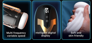 Masturbador Automático Masculino Iron Man, Copa con 9 Velocidades, Vibración Telescópica, Calefacción, Juguete Sexual con 4 Velocidades de Pronunciación Escalable - Product Image 4