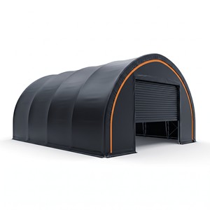 Abri <span class=keywords><strong>de</strong></span> stockage rond en acier galvanisé pour chèvres et vaches, avec murs en tissu, pour élevages laitiers, type hangar fermé - Product Image 5