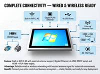 Tablette industrielle 15 pouces, processeur I5, 4 Go de RAM, ordinateur robuste sous Windows avec écran tactile capacitif 10 points