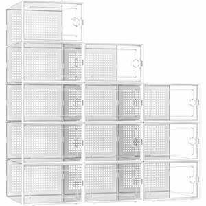 Hot Sale Foldable <b>Shoe</b> Cabinet with Lids Plastic <b>Shoe</b> Rack Collapsible Stackable Clear <b>Shoes</b> <b>Storage</b> Boxes with Door - Product Image 1