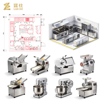 Ensemble complet d'équipements de cuisine en acier inoxydable gaz/électrique pour projets de restauration - Solution de cuisine commerciale personnalisée CE ISO9001