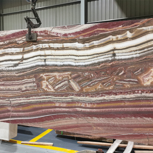 Tự Nhiên Sang Trọng <span class=keywords><strong>Ruby</strong></span> <span class=keywords><strong>Red</strong></span> Onyx <span class=keywords><strong>Marble</strong></span> <span class=keywords><strong>Slab</strong></span> Đối Với Tường Và Sàn Bảng Gạch - Product Image 2