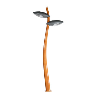 Farolas de Jardín Juming de 3m y 6m con Doble Cabezal LED, Diseño Moderno y Minimalista para Parques, Villas y Playas - Product Image 5