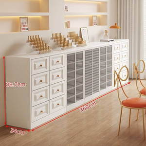 Nail Salon Special Display Cabinet Nail Polish Storage Glue Storage Cabinet Nail Salon Floor-<b>standing</b> Display showcase Drawer - Product Image 6