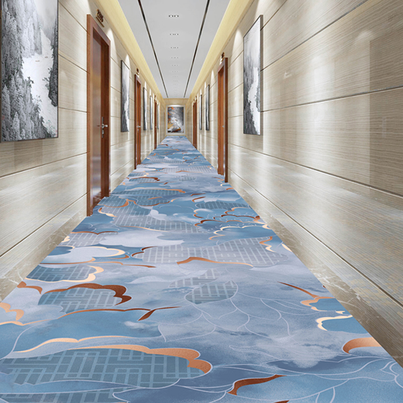 XUNYAO Factory Customized Luxury Five Star Hotel Casino Room Banquet Hall Corridor Nylon Firewall to Wall Akminster Carpet