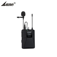 Mikrofon Lavalier Nirkabel UHF Mini Profesional Portabel BY-MM8 Produk Grosir Warna Hitam Mikrofon Lapel Nirkabel Bersertifikasi CE
