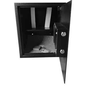 書類、お金、宝石、パスポート用の新しい到着42CM SEY Bettersaffブラックスチール取り外し可能な棚とデジタルキーセーフティボックス - Product Image 4