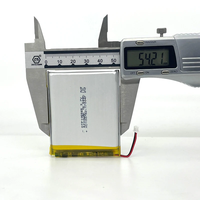 Baterai LiPo Isi Ulang 3.7V 4200mah 105565 Kapasitas Tinggi Aman Tahan Lama LiCoO2 Bersertifikasi KC CE CB untuk Bor dan Peralatan Listrik