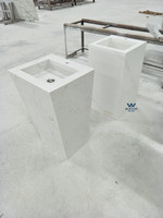 Lavabo tout-en-un haut de gamme pour espaces commerciaux résidentiels Fabricant personnalisé Grande dalle moderne pour cuisine