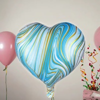 Usine directement en gros feuille ballons impression personnalisée étoile coeur ballon décoration ballons pour la décoration de mariage