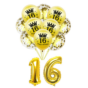 Globos de Cumpleaños para Adultos de 30, 40, 50 y 60 Años, Decoración para Fiestas, Números en Oro Rosa - Product Image 3
