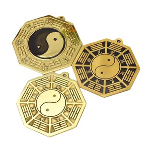 โรงงานขายส่ง: กระจก Bagua ทองเหลืองกระจก zhenzhai Bagua - Product Image 3