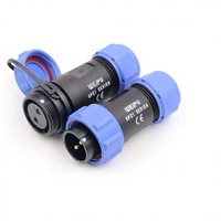 Connecteur étanche IP68 authentique Weipu série SP21, 2 à 12 pôles, prise et fiche mobiles pour équipement électronique marin et machines (en stock)