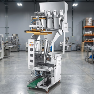 Machine d'emballage, de remplissage et d'étiquetage automatique à 4 têtes, à moteur électrique, pour sacs alimentaires multicolores - Product Image 3