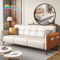 Canapé convertible deux places en velours Antnovel, fauteuil pliable avec fonction lit et élévateur TV, revêtement en tissu pour salon et chambre à coucher